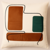 Cassia Cushion Cover – Modern Geometric Design in 45x45 cm