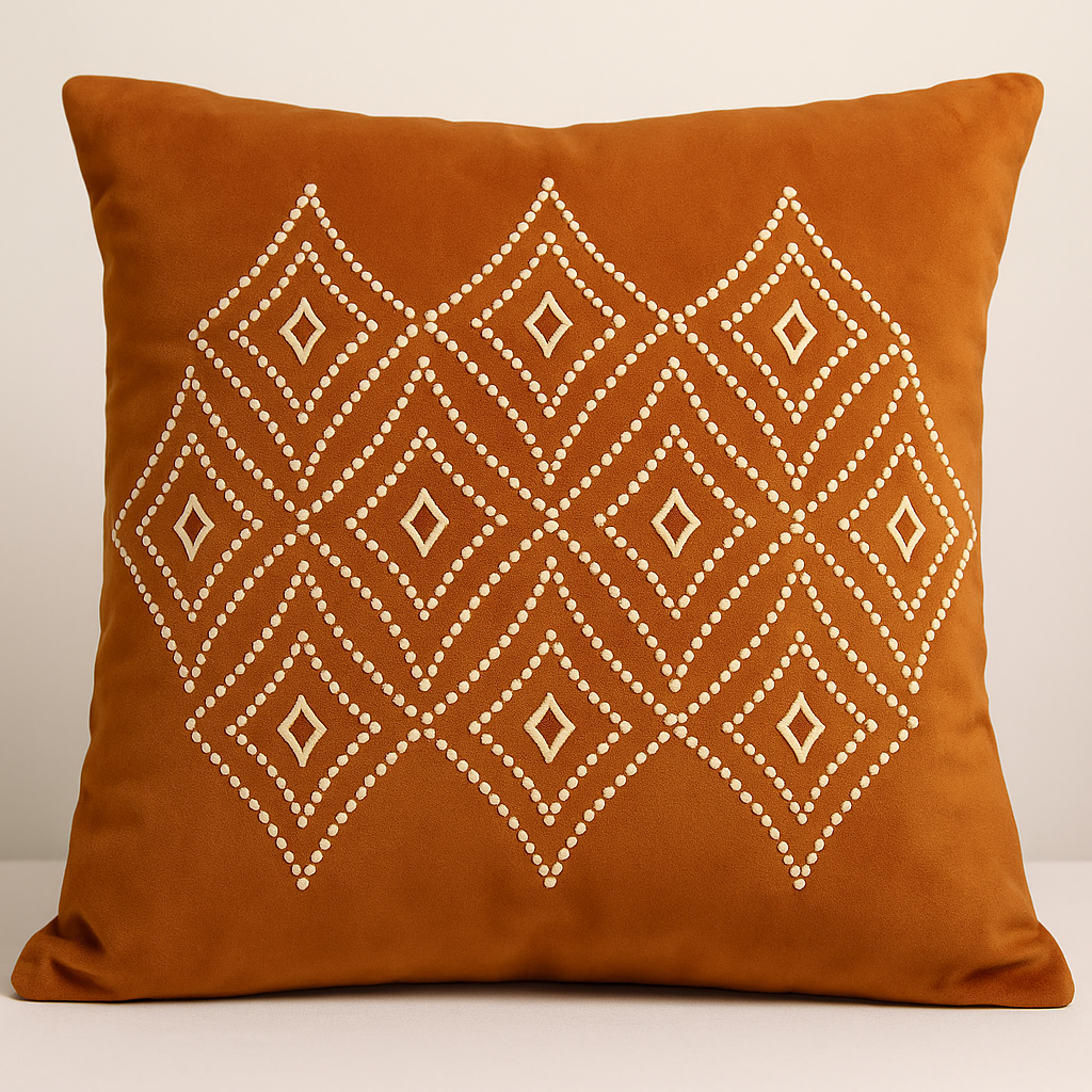 Amber Diamond Cushion Cove 45x45