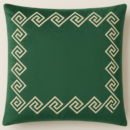 Athenian Elegance Velvet Cushion Cover 45x45